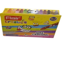 Flair Creative Wax Crayons - Extra Long 